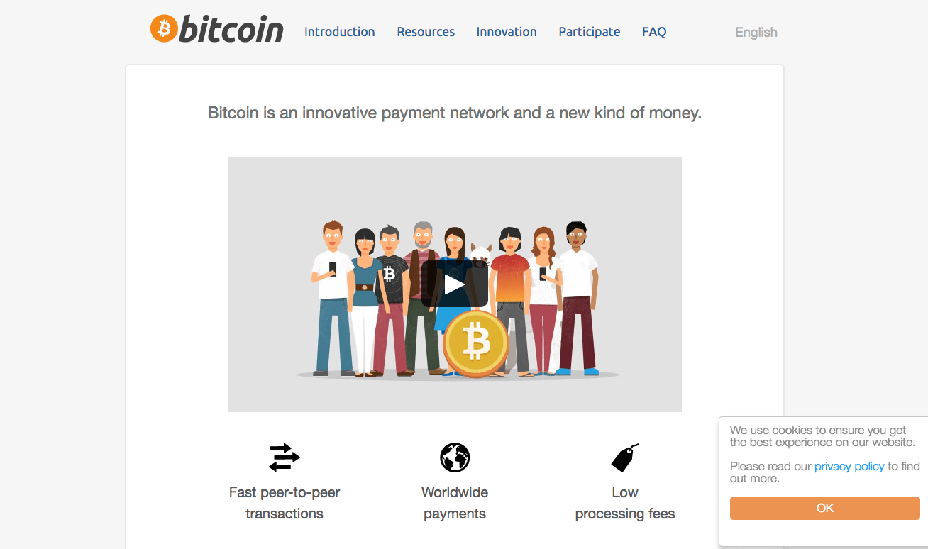 Bitcoin website