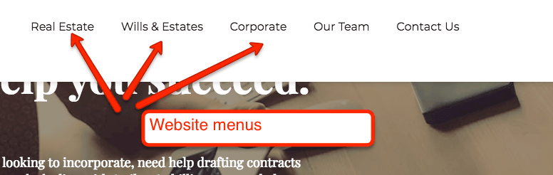 Wordpress Menu